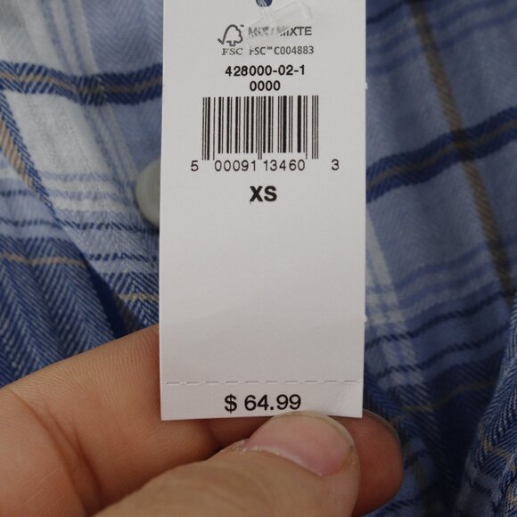 NWT Banana Republic shirt Men's XS Crinkle Slim Fit Untucked lightweight casual - Picture 5 of 12